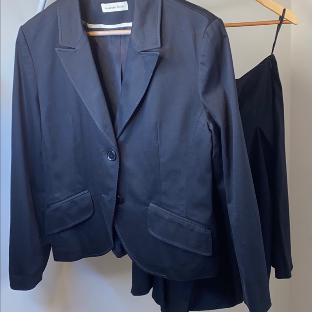 2 piece Black suit